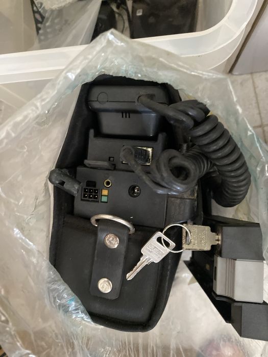 Telemóvel de carro dos anos 90 Siemens