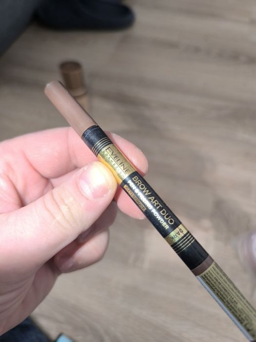 Eveline Cosmetics/Brow Art Duo/Pen and Filling Powder/Pisak do brwi