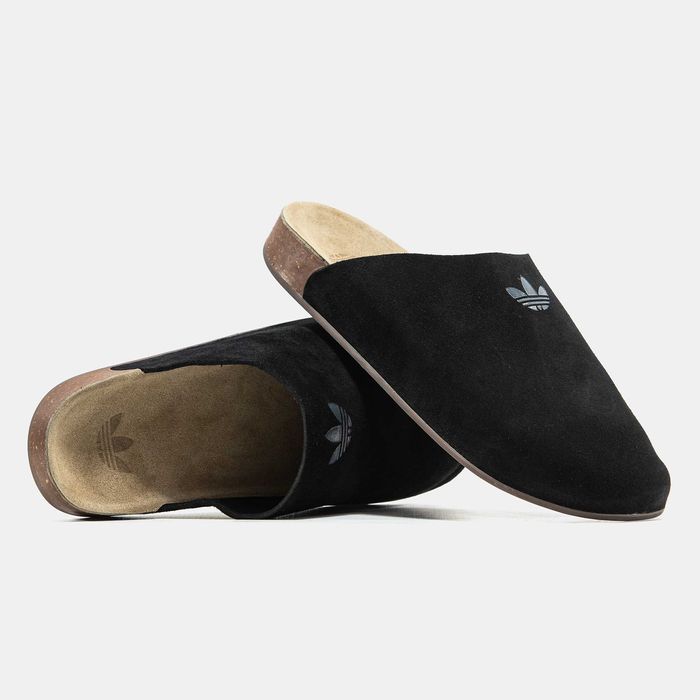 Мюлі Adidas Adimule Black premium шльопанці