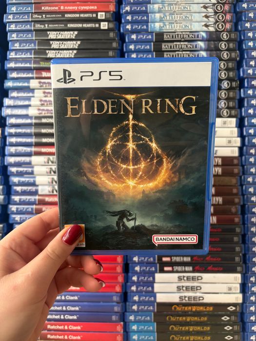 Гра Elden Ring на ps5, диск з грою на пс 5 ліцензія