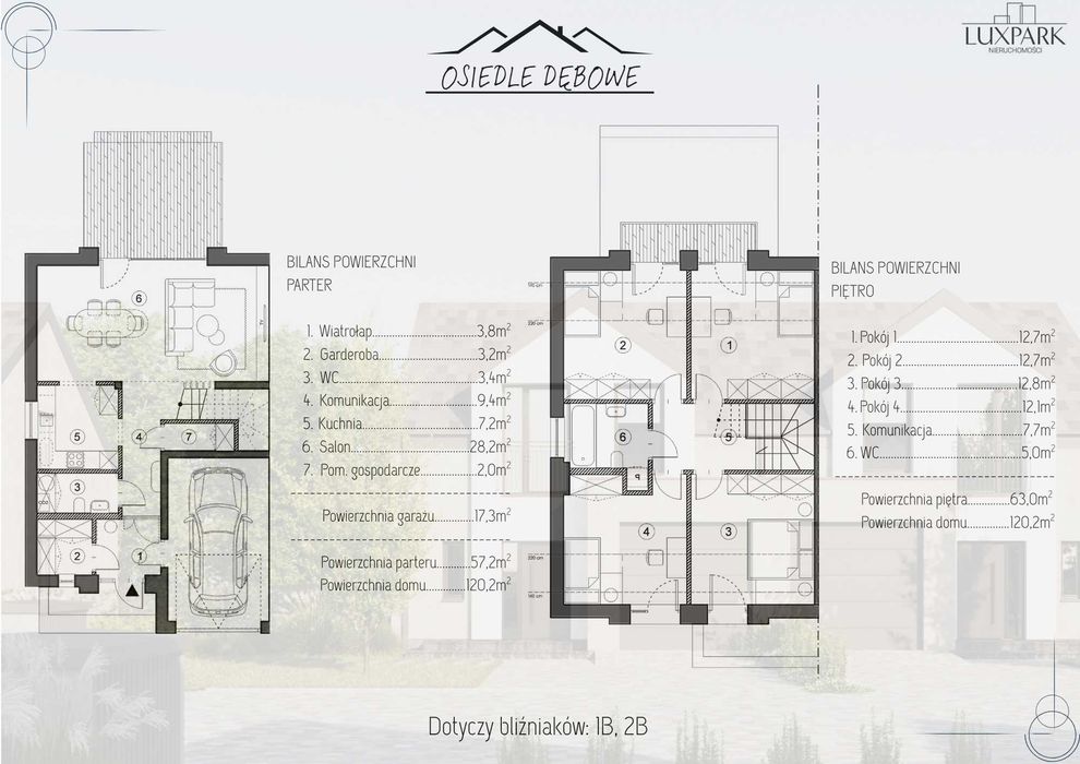 Dom 120 m² + garaż | Osiedle Dębowe | Skwierzyna | STAN DEWELOPERSKI