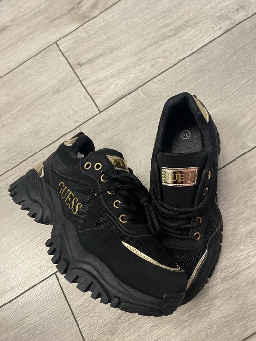 Buty damskie guess nowe 38 czarne piekne