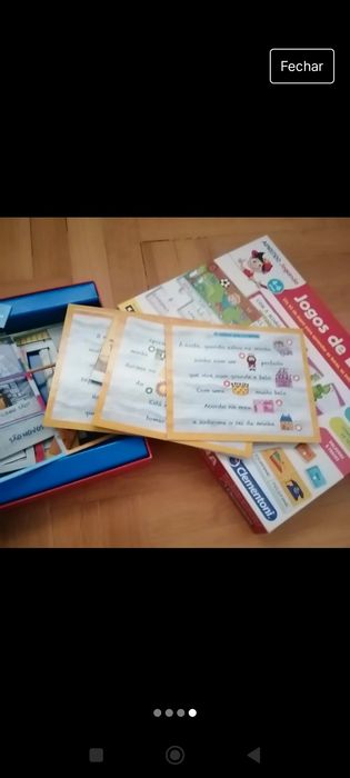 Jogo didático criança