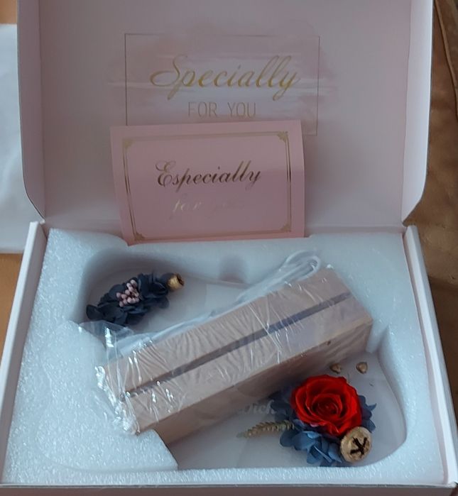 Wizytówka z lampką