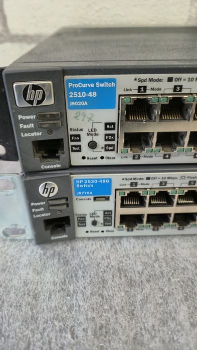 Комутатор свіч HP/Aruba 2530-48G J9775A, керований, гігабітний 1000mbps, 48 портів
