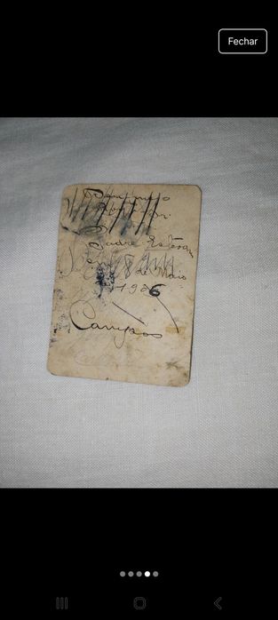 Santinho de Natal com S. José,  a Virgem e o menino, de 1906