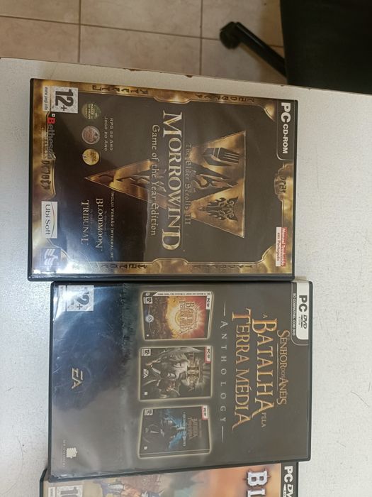 Lote 4 jogos dvd para computador