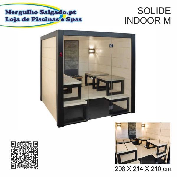 Sauna vapor Solide M design qualidade finlandesa - Preço sob consulta