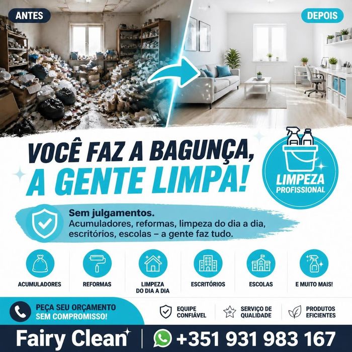 Serviços de Limpeza Doméstica
