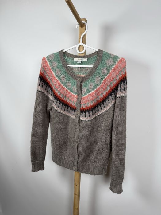 Boden wełniany kardigan sweter moher M