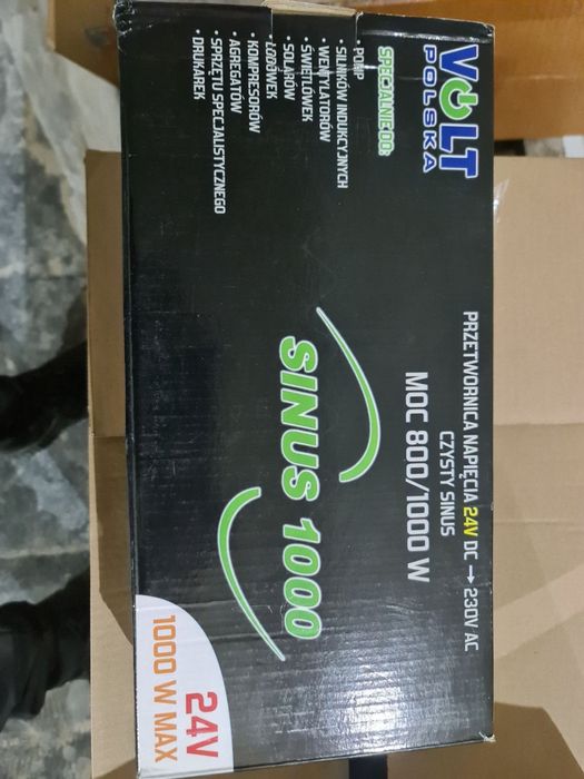 Перетворювач напруги Інвертор Volt Polska  24V 800W / 1000W