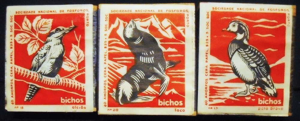 12 Caixas de fósforos antigas anos 60  sem os fósforos/vazias