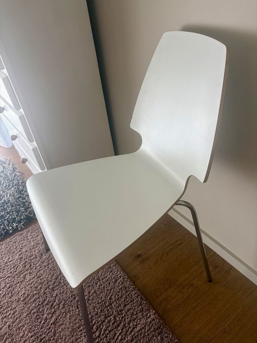Cadeira Ikea madeira branca