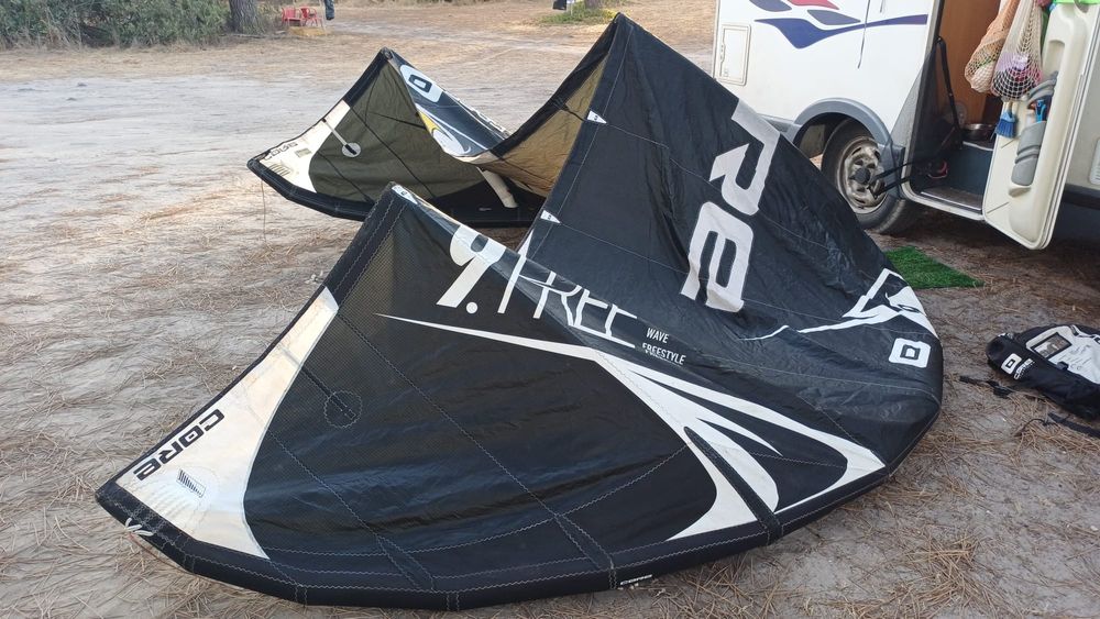 Kite Core free 9 m bastante bom estado