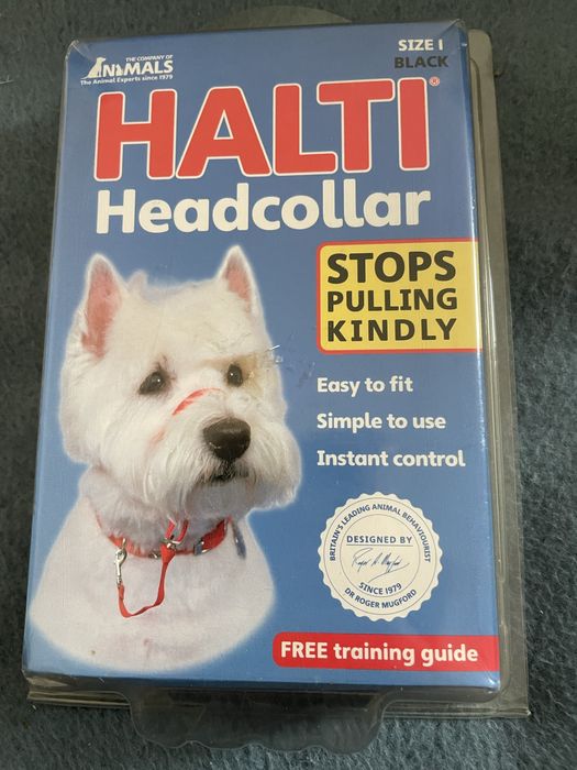 нашийник-недоуздок для собак HALTI Headcollar (Black, Size 1)