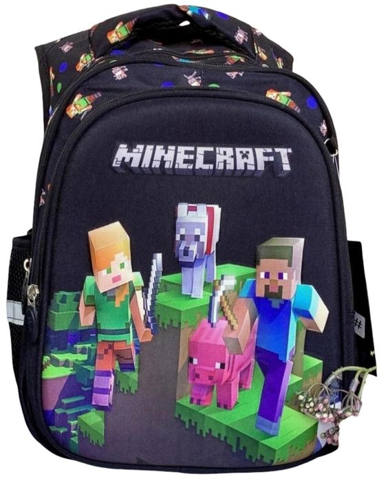 Шкільний ортопедичний рюкзак для 1-4 класу MINECRAFT.
