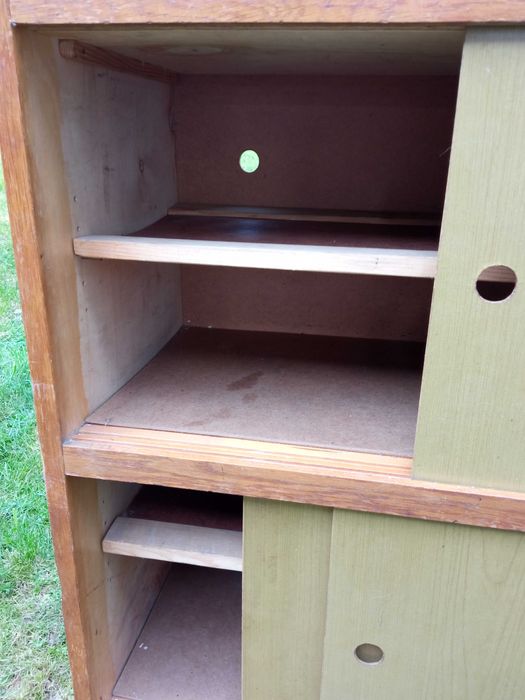 Szafka na buty z PRL. 80x76x33 cm