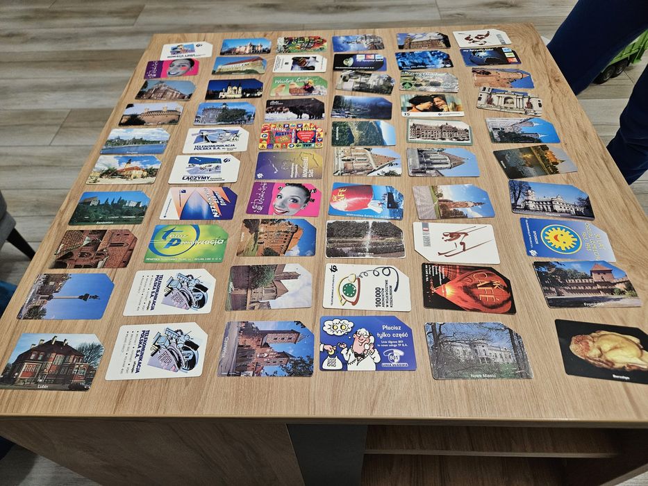 Karty telefoniczne kolekcja 93 sztuki.