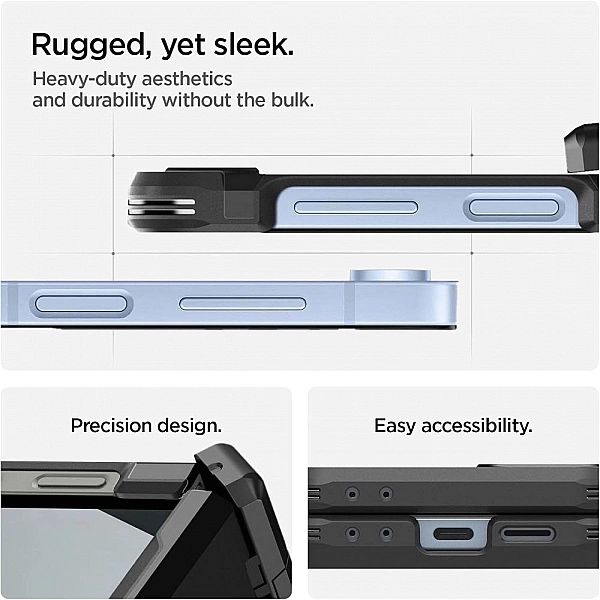 Spigen Tough Armor Pro Mag Magsafe Galaxy Z Flip 6 / 7 Fe Black