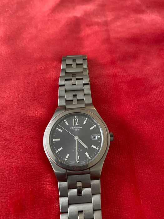 Zegarek Certina DS Titanium - Tytanowy, Szafirowe Szkło, 100M