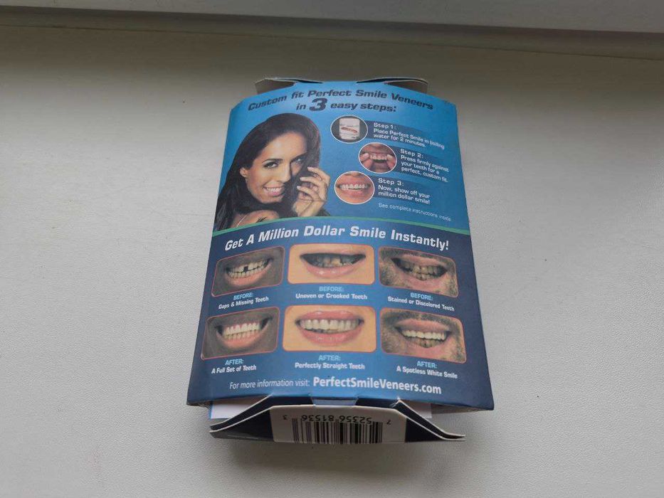 Знімні накладні вініри для зубів верхньої щелепи perfect smile veneers