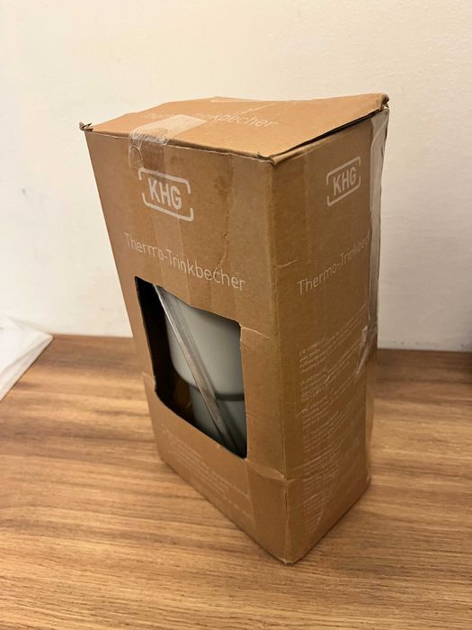 Kubek do picia z ergonomicznym uchwytem, ze słomką, duży, 1,2l, szary