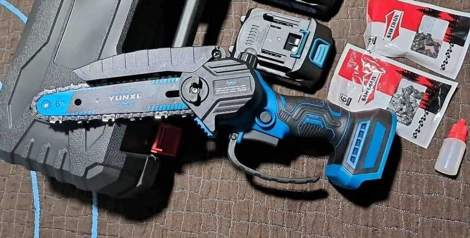 Mini Motoserra Eletrica 21V