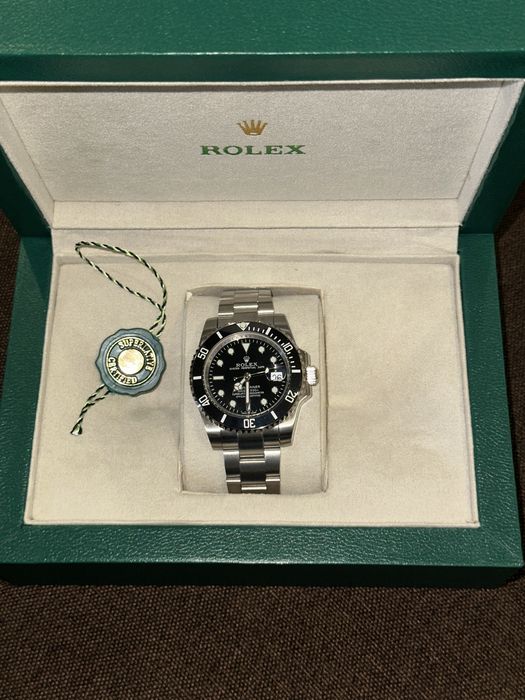 Rolex Submariner 36mm com caixa.