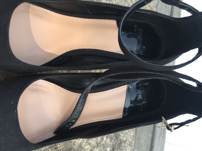 Sandálias altas Pretas - Stradivarius 37 / Sapato