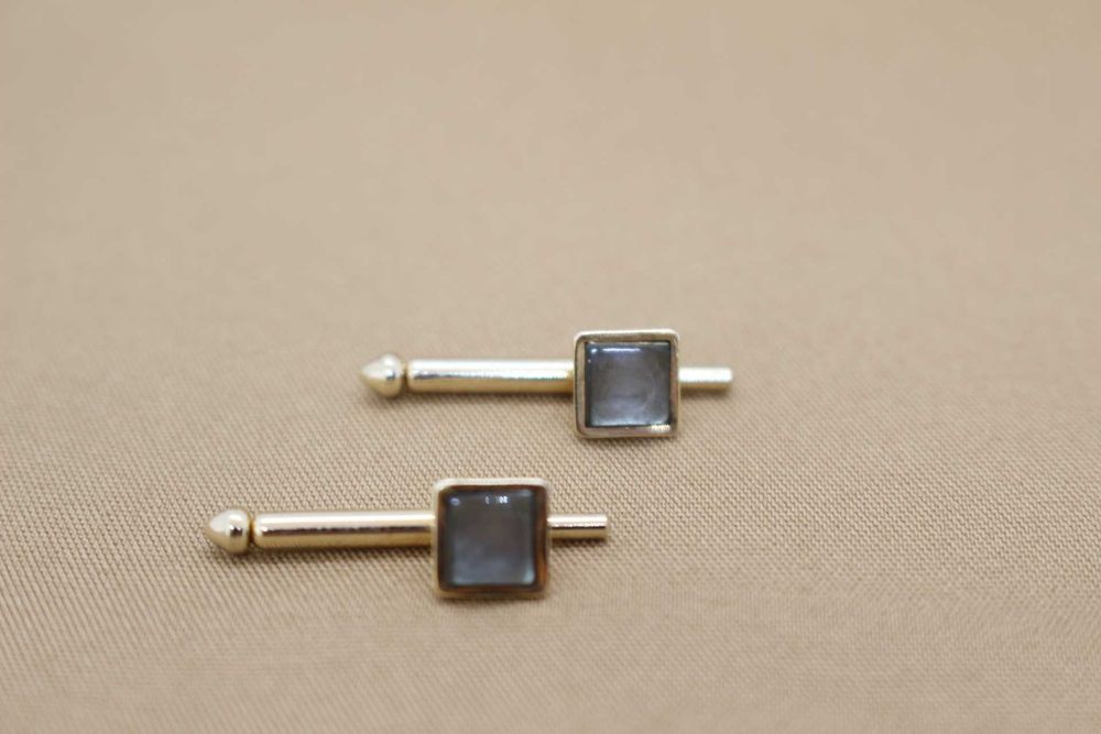 Botões de Punho Smoking Madre Perola Correct Quality Italianos