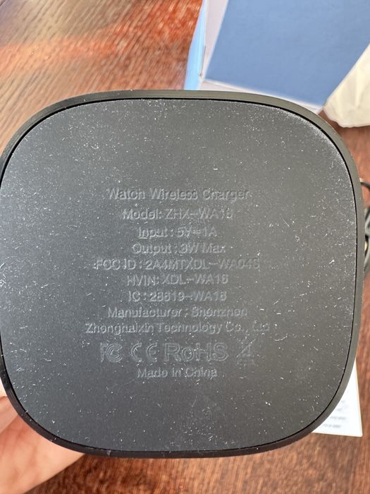bezprzewodowa ładowarka indukcyjna do smartwatchy, model Hoco CW44