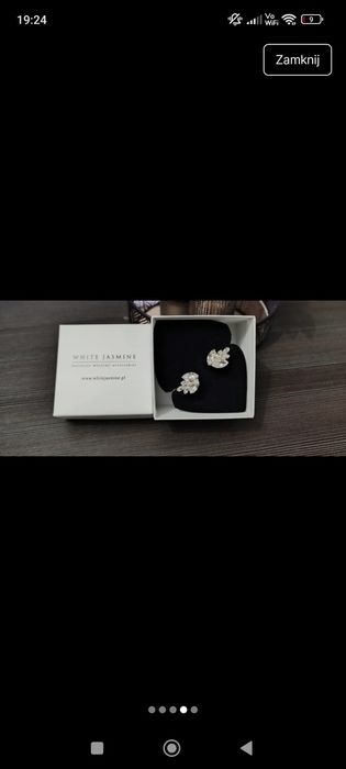 Bransoletka ślubna White Jasmine Aurelie