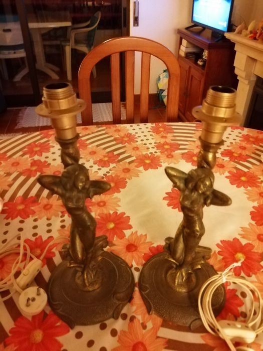 Candeeiros mesa cabeceira (Bronze)