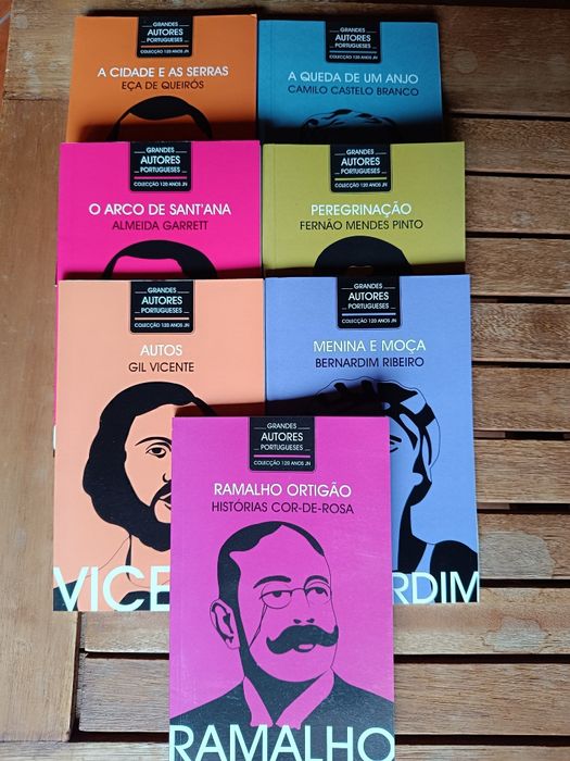Grandes autores portugueses - 7 livros - 7€