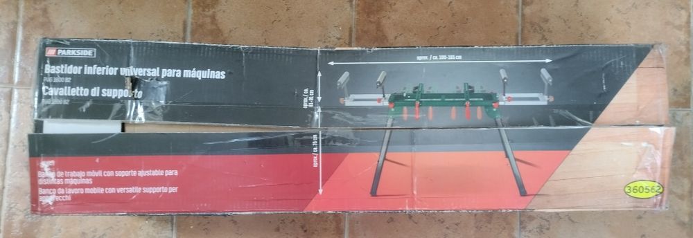 Estrutura inferior de máquina universal Parkside