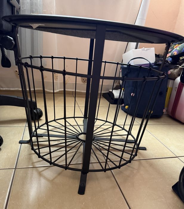 Stolik kawowy Ikea gualov czarny stan idealny