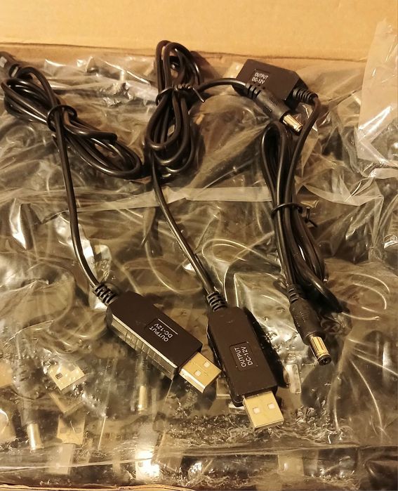 Кабель для роутера USB DC 12V WiFi без світла, перетворювач 5-12V