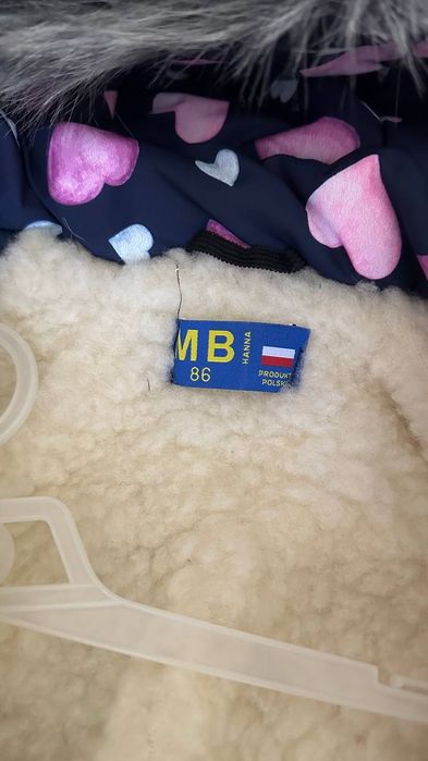 Дитячий зимовий комбінезон 86на дівчинку