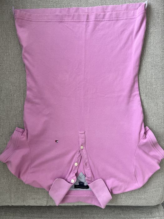 Polo Tommy Hilfiger fioletowe, S