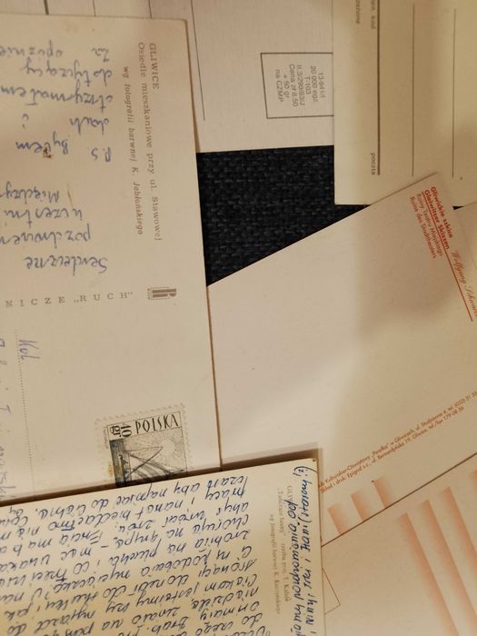 stare pocztówki prl gliwice likwidacja kolekcji