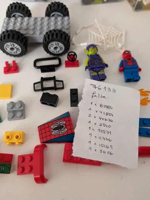 Legos - Marvel - Batman e Homem Aranha