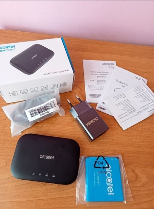Nowy Router Alcater Link Zone 4G LTE CAT 7 czarny