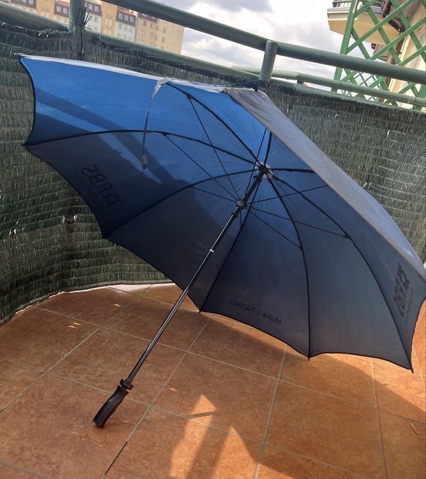 Duży parasol automatyczny granatowy 97 cm