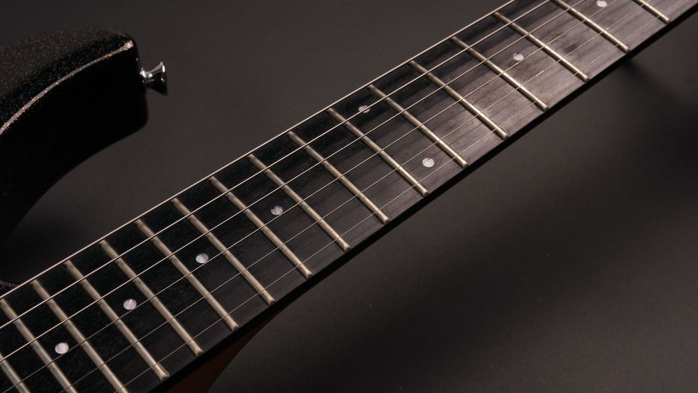 Edwards E-MV-125FR Custom Order – Japan – Black w/ Gold Sparkle