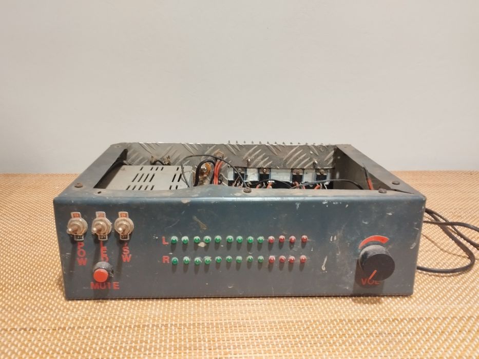 Wzmacniacz samoróbka studyjny estradowy UNITRA retro PRL Vintage