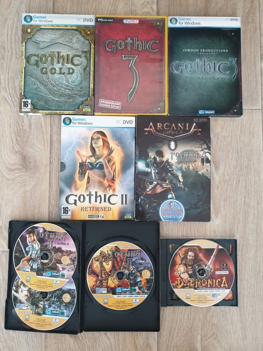 Винтажные игры на дисках для ПК