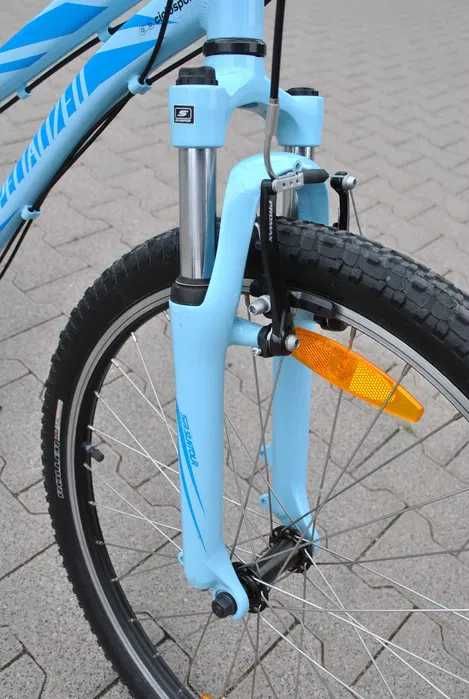 Idealny Rower młodzieżowy 24 Hotrock Specialized niebieski 21 biegów