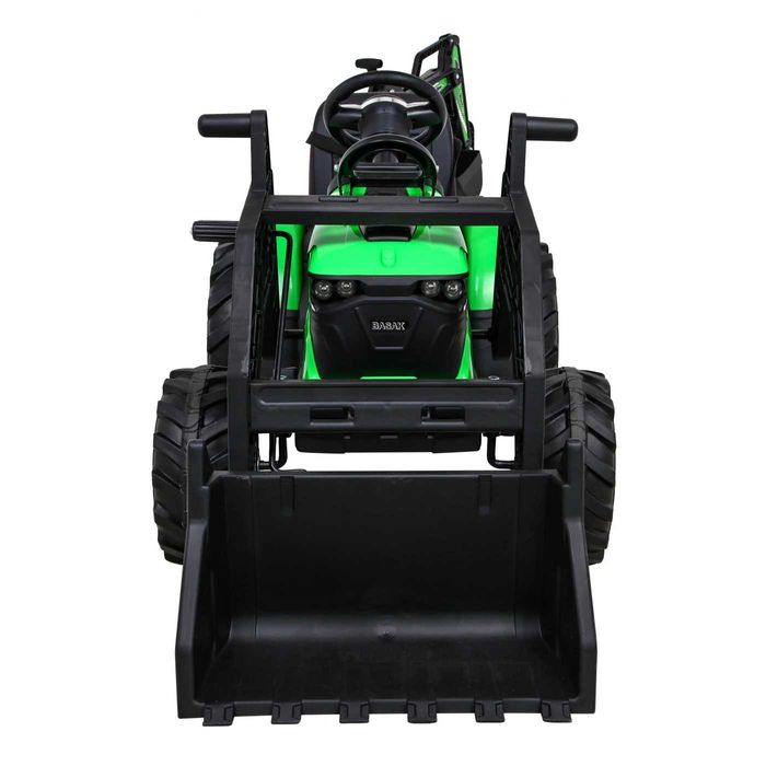 Pojazd elektryczny Traktor Z Przyczepą 720-T Zielony