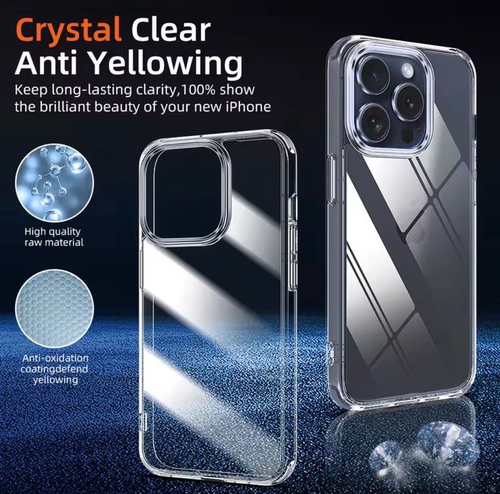 Чохол на iPhone 16pro прозорий