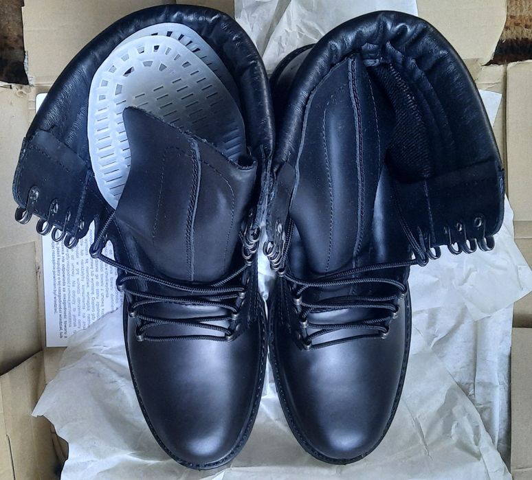 Buty taktyczno-mundurowe ze skóry licowej WOJAS